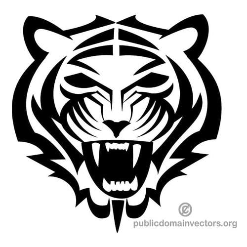 Klipart maskot tygr