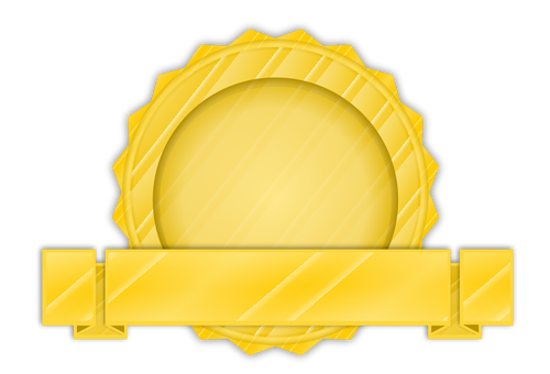 Gouden zegel vector afbeelding