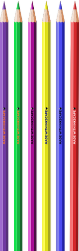 Forskjellige fargede blyanter