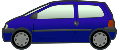 Blaues Auto-Vektor