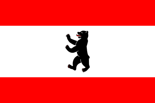 Bandera de grÃ¡ficos vectoriales de BerlÃ­n