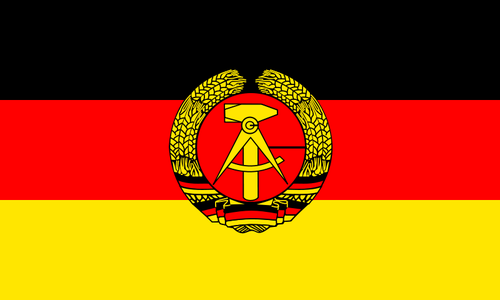 Demokratik Almanya Cumhuriyeti vektÃ¶r gÃ¶rÃ¼ntÃ¼ bayraÄŸÄ±