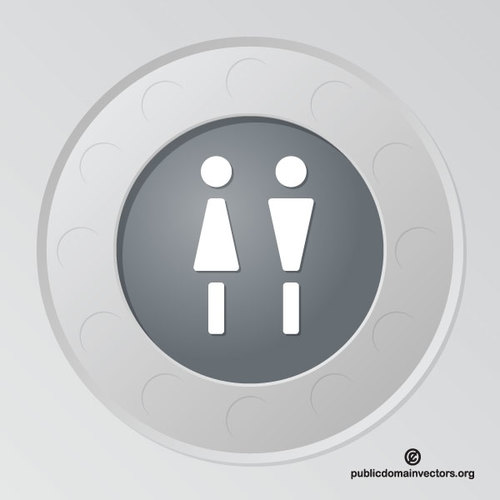 Toilet bord vector illustraties