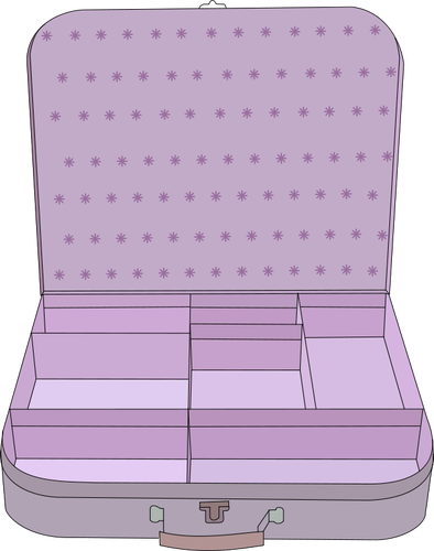 Kofferten vektorgrafikk