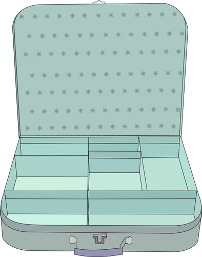 Koffer-Vektor-illustration