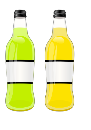 Image vectorielle de bouteilles