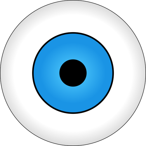 Vetor desenho da Ã­ris do olho azul