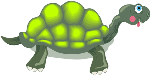 Imagem de tartaruga verde fluorescente