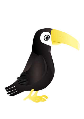 Illustration vectorielle simple toucan