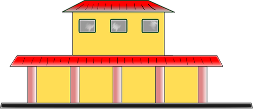 Vector de la imagen de la estaciÃ³n de tren