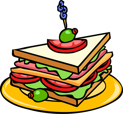 Toasted sandwich vector imagine