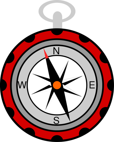 Kompas vektor ilustrasi