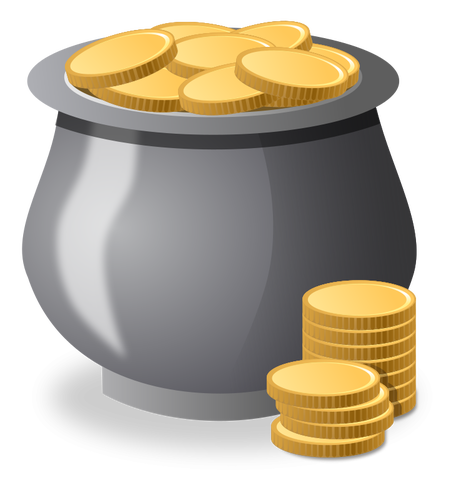 Money Pot Vector