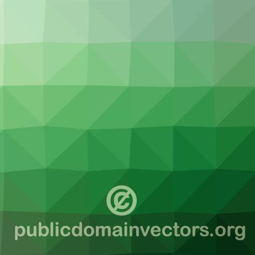 ModÃ¨le vectoriel polygonal vert