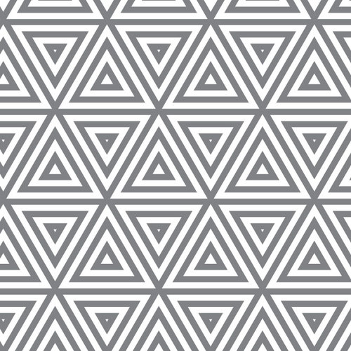 Triangular pattern grey color