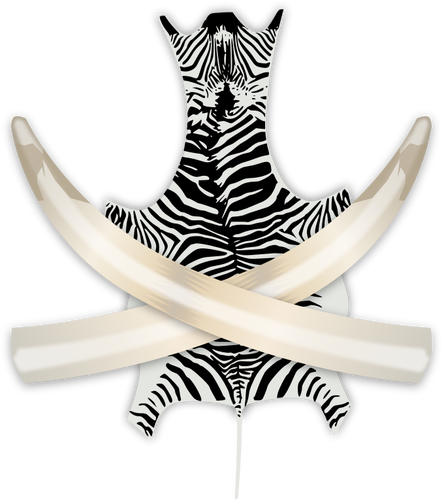 Vector illustration of hunting trophies