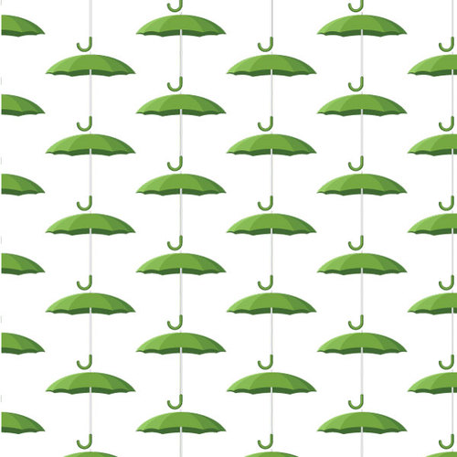 Paraguas verdes vector fondo