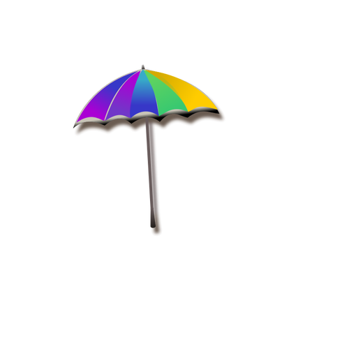 Vektorgrafiken Regenbogen Regenschirm