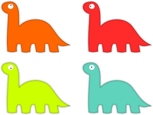 Dinosaurier-Symbole