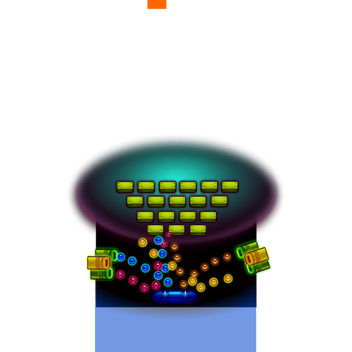 Vector afbeelding van computer spel graphics shooter