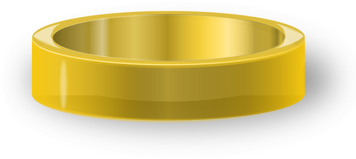 IlustraÅ£ie vectorialÄƒ a clasic inel de aur