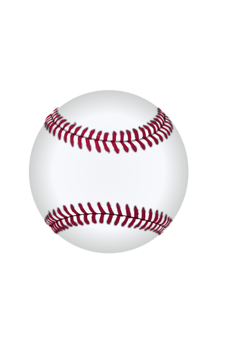 Dibujo de la bola de bÃ©isbol vectorial