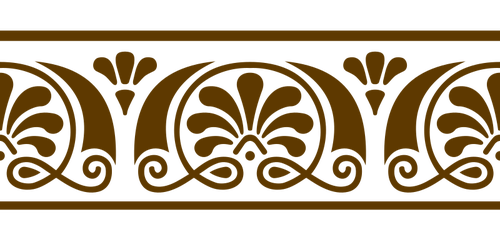 Bordo decorativo marrone