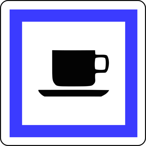 Paus och kaffe symbol