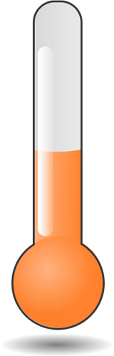 ClipArt vettoriali di orange tubo termometro