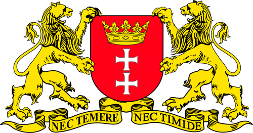 Grafika wektorowa herbu miasta GdaÅ„ska
