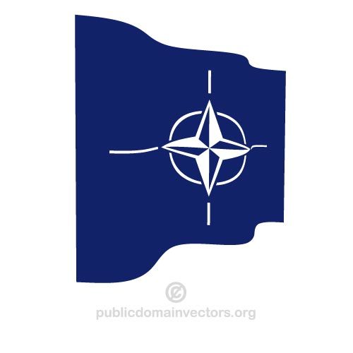 Flutura Drapelul vector al NATO