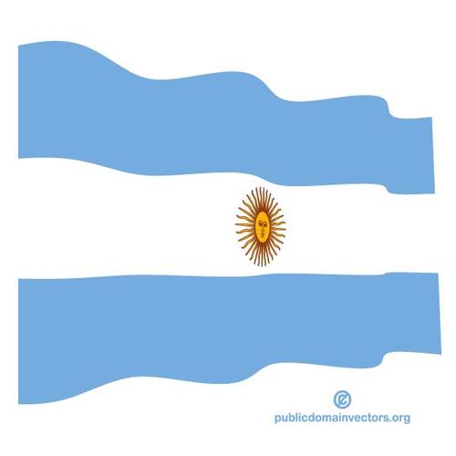 VÃ¥gig flagga Argentina