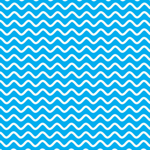 Gewellte weiÃŸe Linien auf blauem Hintergrund