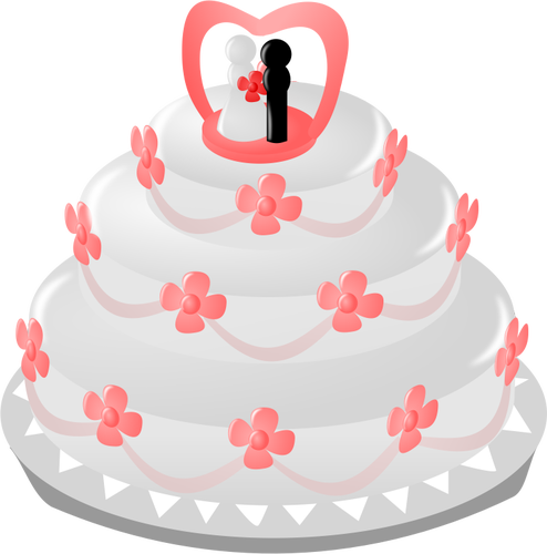 Imagem de bolo de casamento