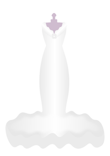 Vektor seni klip gaun pengantin di Tampilkan