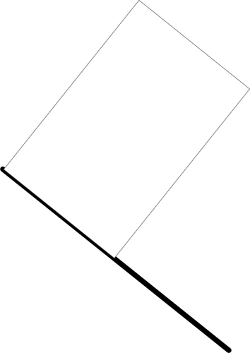 White flag vector image