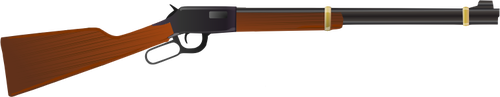Winchester Model 1873 geweer vectorillustratie