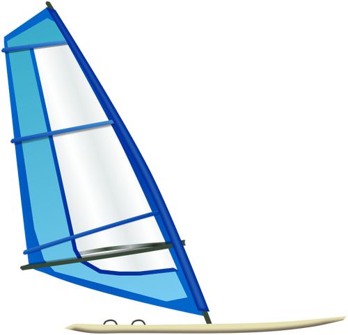 Imagem de vetor de barco windsurf
