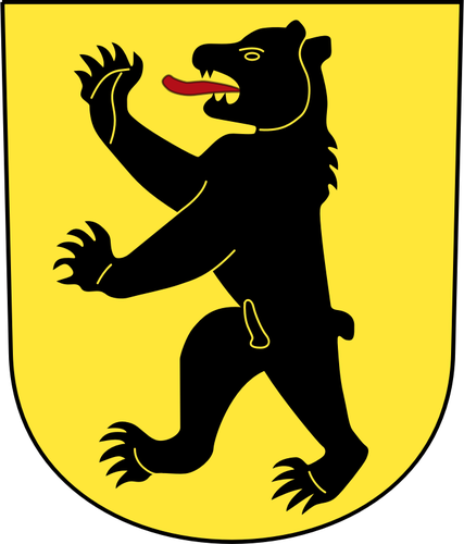 Vector emblema oraÅŸului Bretzwil