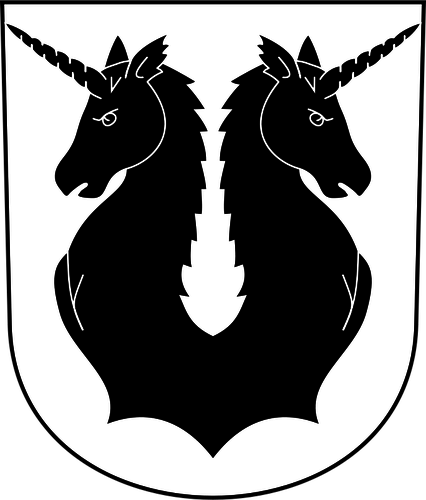 Mettmenstetten escudo con imagen de vector de marco
