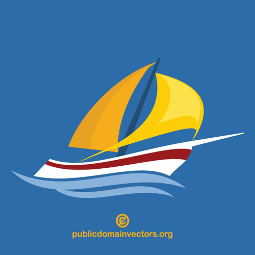 Logotipo de vector Yacht club