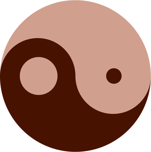Ying-yang colorate