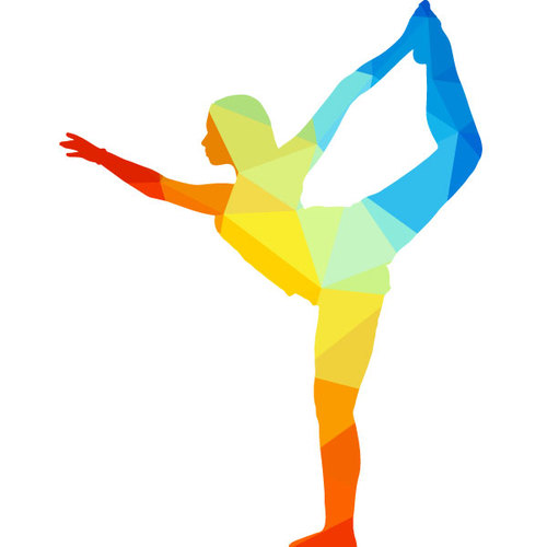 Illustrazione vettoriale di yoga esercizio