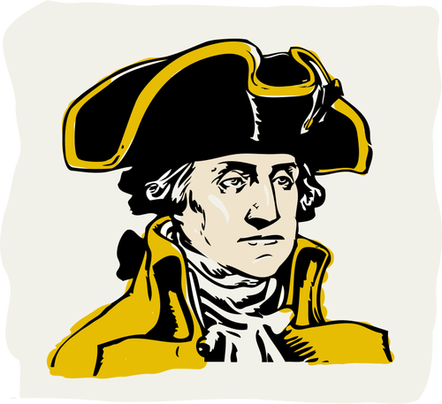 Vektor illustration av George Washington