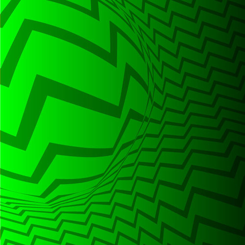 Groene achtergrond met krom patroon