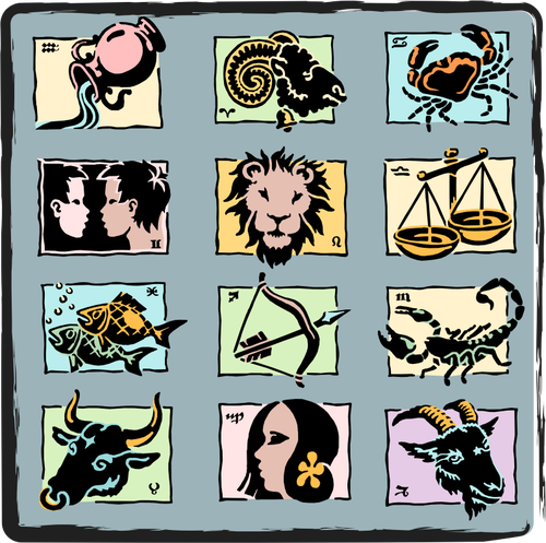 Zodiac symboler