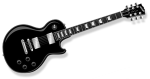 Electric guitar vector illustration