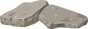 Rock rubble vector image