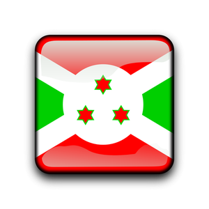 Burundi flag button vector