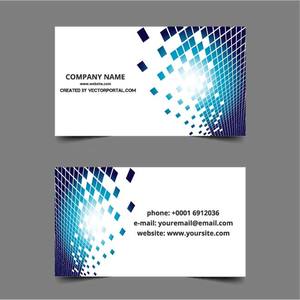 Business card template graphics